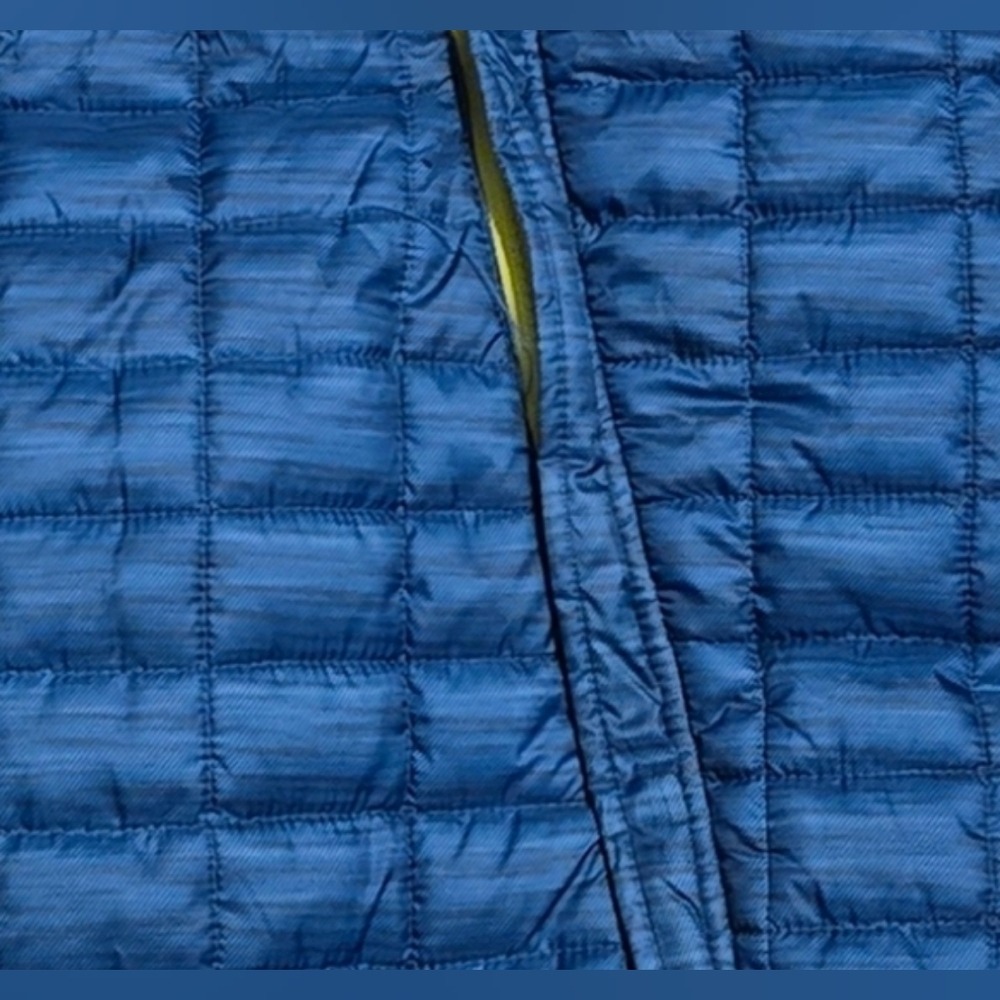 Snozu Baby Blue Quilted Hooded Snowsuit 9-12 Months Warm Fleece Lined Bunting - Picture 5 of 8